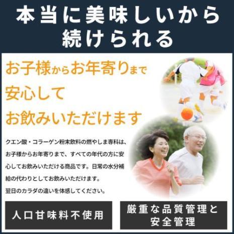 【定期購入】燃やしま専科レモン風味500g 