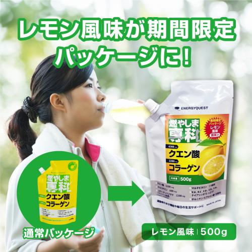 【通常購入】燃やしま専科レモン風味500g 